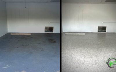 Epoxy Floor Transformation- dolphin 1/4″ Full Chip System