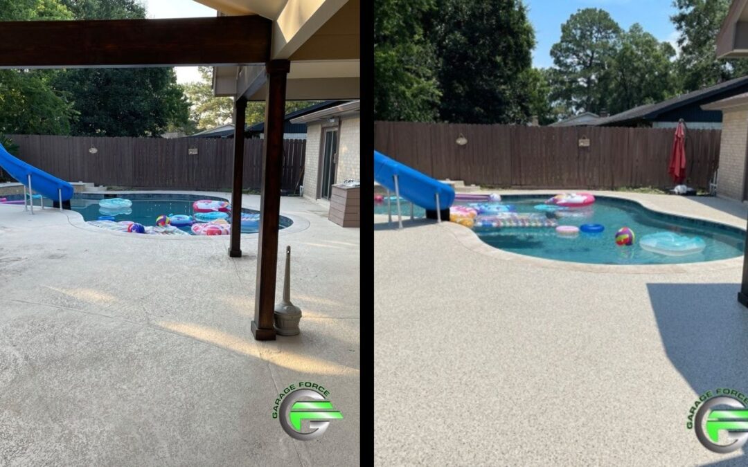 Poolside Transformation- Shoreline 1/4″ full chip system