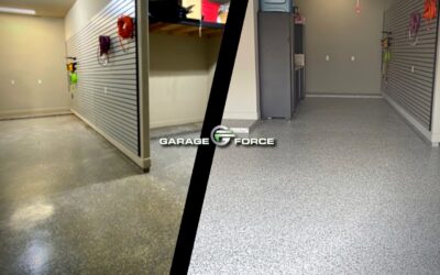 Firethorne Old Epoxy Garage Floor Makeover