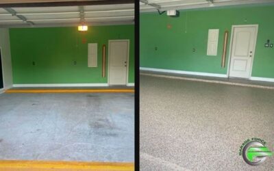 Katy Garage Floor & Trim Makeover