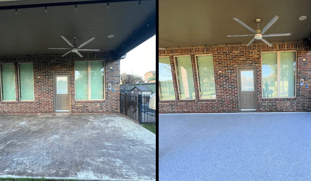 Richmond Patio & Garage Floor Makeover